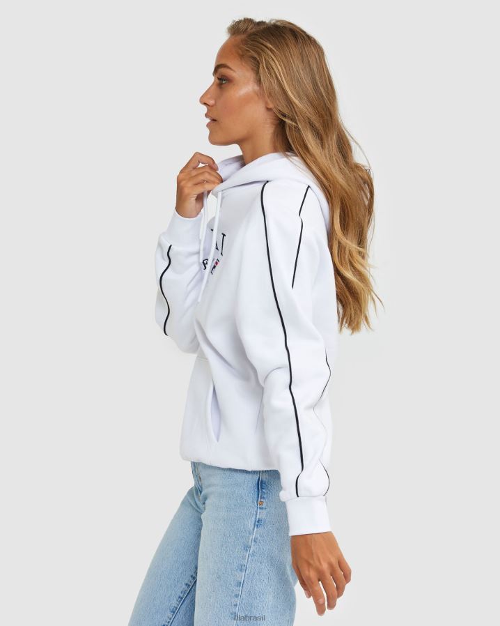 branco FILA capuz fila branco unissex HXJFD2442