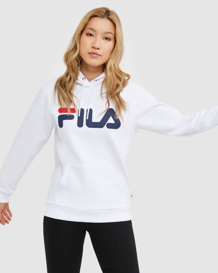 branco FILA capuz unissex clássico branco fila HXJFD2496