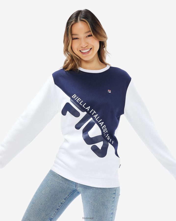 branco FILA fila branca unissex monaco HXJFD2637