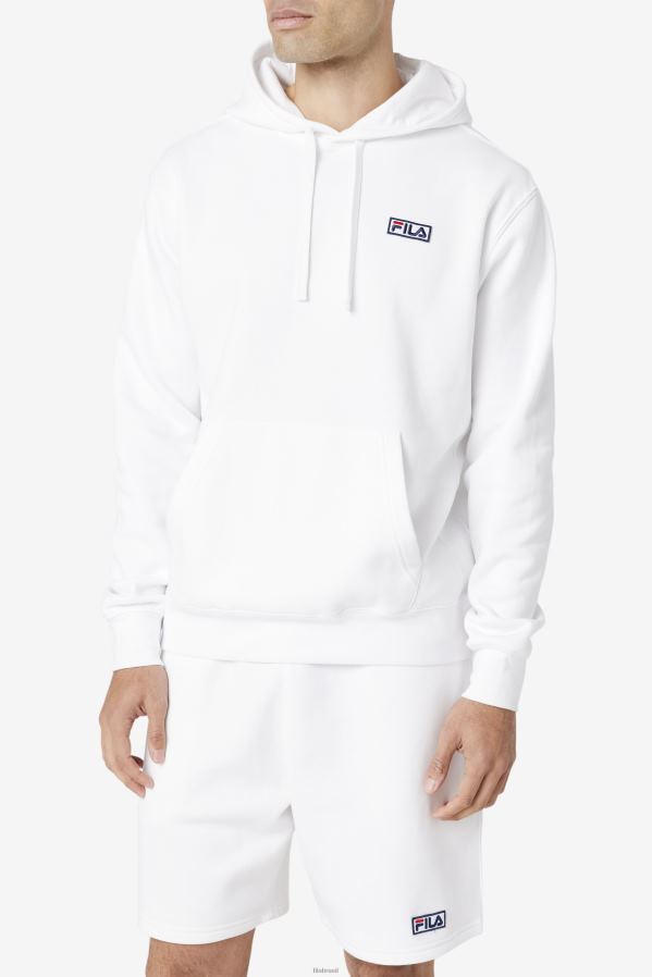 branco FILA moletom com capuz fila branco HXJFD438