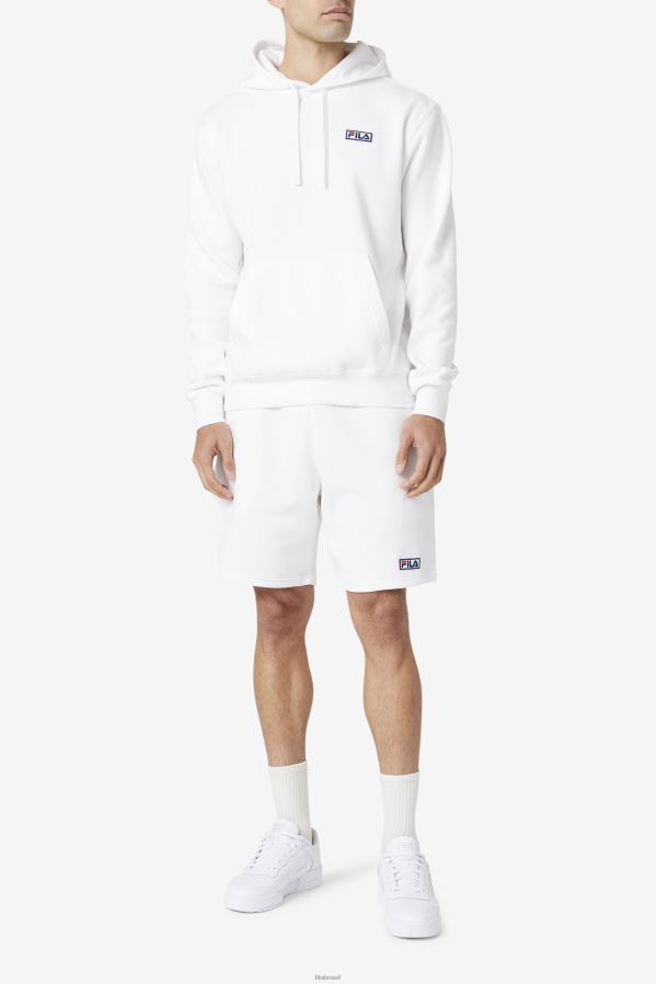 branco FILA moletom com capuz fila branco HXJFD438