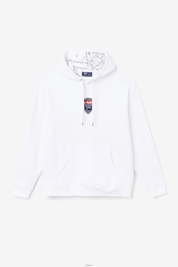 branco FILA moletom fila 2pac branco HXJFD477