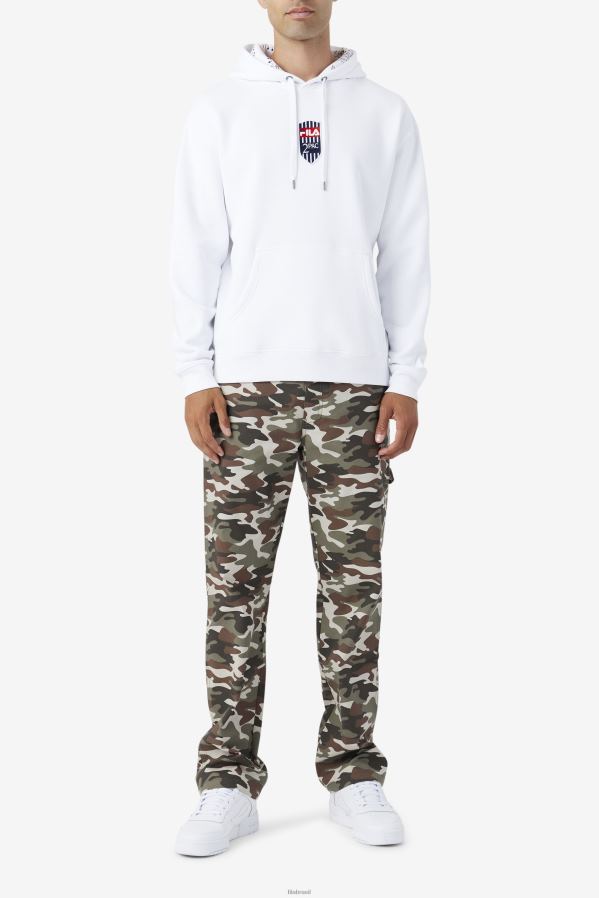 branco FILA moletom fila 2pac branco HXJFD477