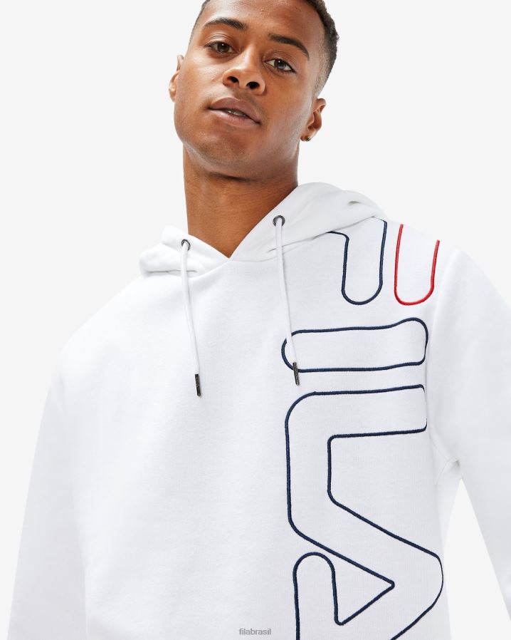 branco FILA moletom fila masculino brando branco HXJFD2605