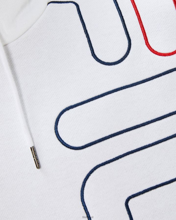 branco FILA moletom fila masculino brando branco HXJFD2605