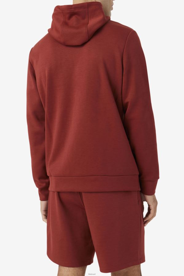 castanho avermelhado/preto FILA fila aadheen moletom marrom/preto HXJFD463