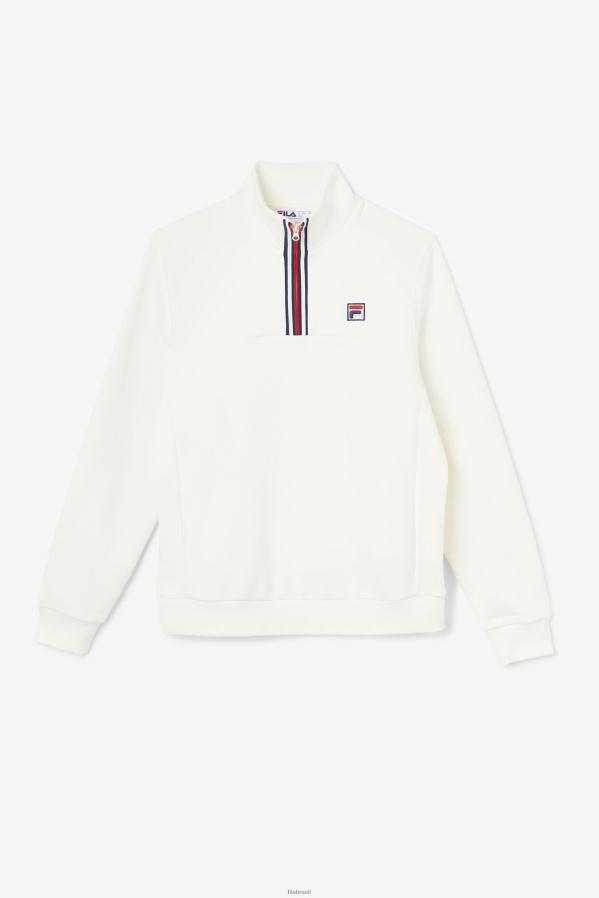 garça FILA fila weston half zip egret HXJFD487