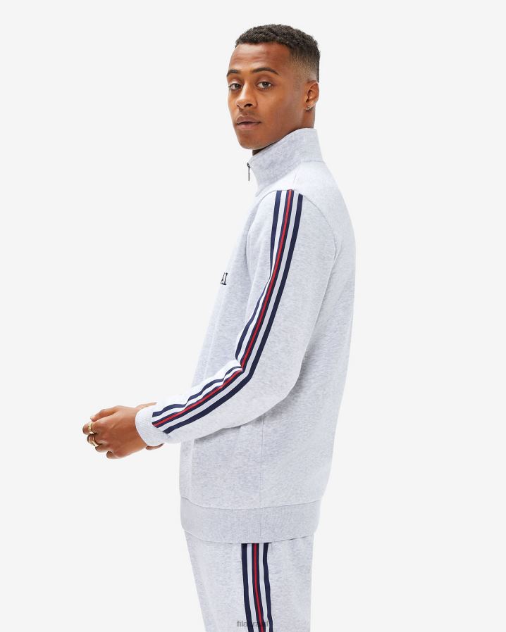 mármore cinza claro FILA fila masculino aemero qtr zip cinza claro marle HXJFD2617