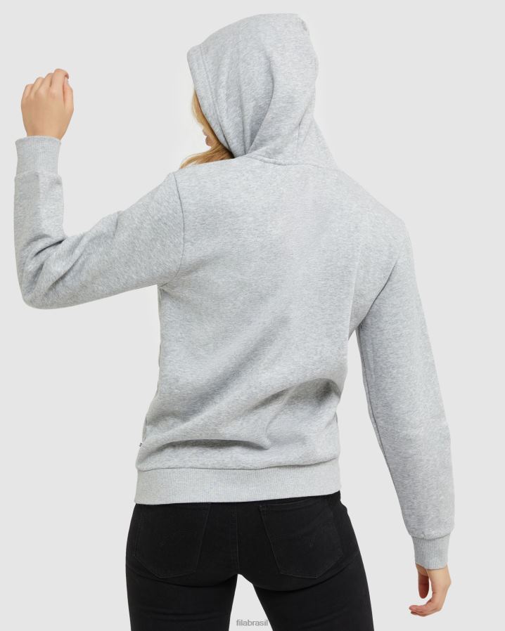 mármore prateado FILA fila silver marle classic unissex capuz 2 HXJFD2494