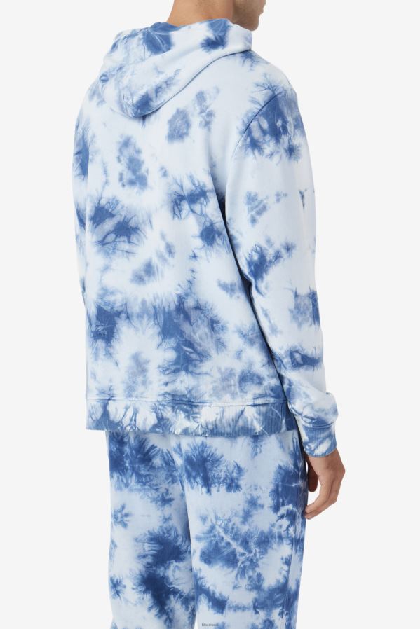 majólica azul/pedra FILA moshi moletom com capuz majolica azul/pedra fila HXJFD521