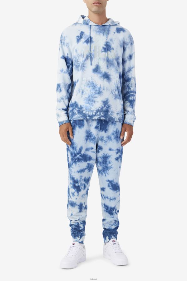 majólica azul/pedra FILA moshi moletom com capuz majolica azul/pedra fila HXJFD521