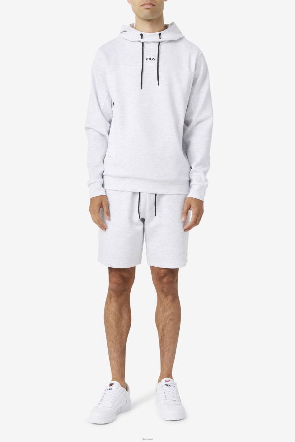 marga branqueada/preta FILA aadheen moletom com capuz branqueado marl/preto fila HXJFD461