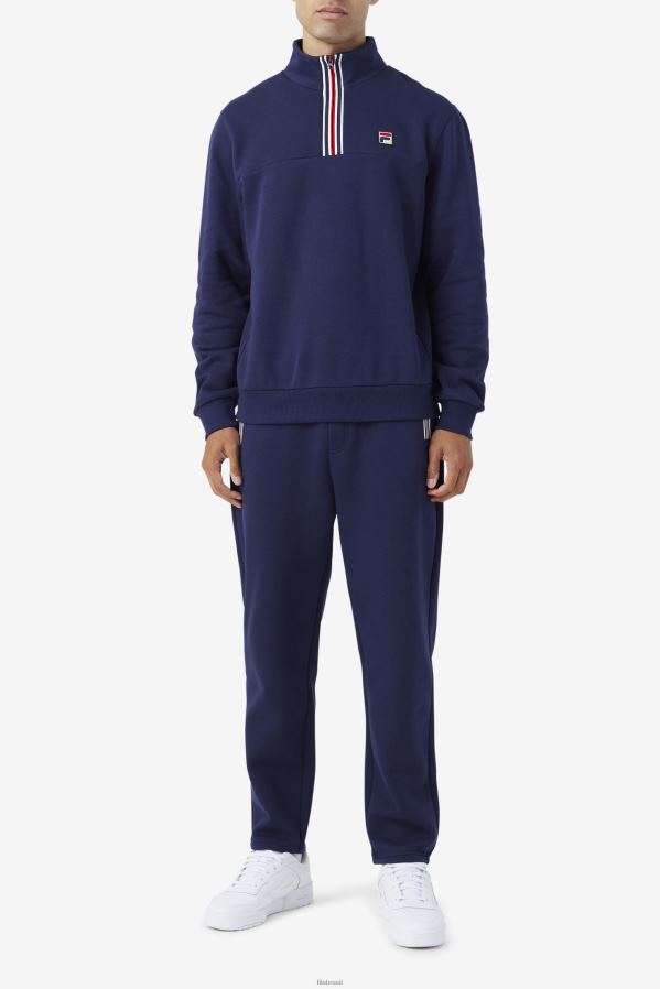 marinha FILA fila weston half zip azul HXJFD485