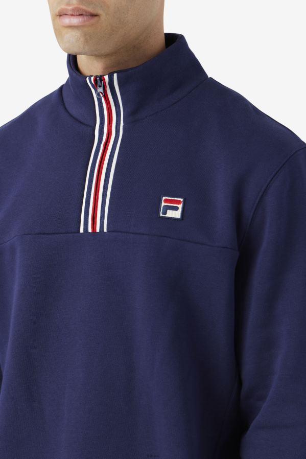 marinha FILA fila weston half zip azul HXJFD485