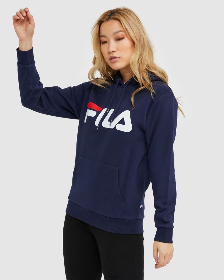 nova marinha FILA capuz clássico unissex fila new navy HXJFD2486