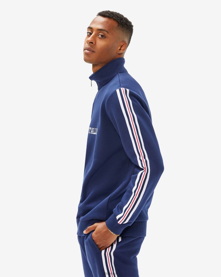 nova marinha FILA nova fila fila masculina aemero qtr zip HXJFD2595