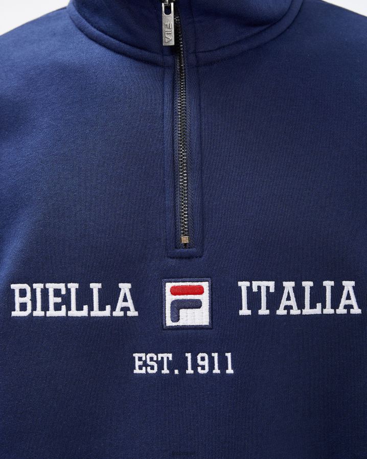 nova marinha FILA nova fila fila masculina aemero qtr zip HXJFD2595