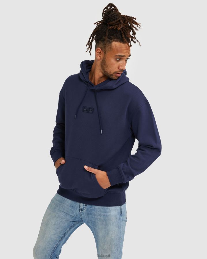 nova marinha FILA urban classics unissex 2.zero capuz nova fila azul marinho HXJFD2639