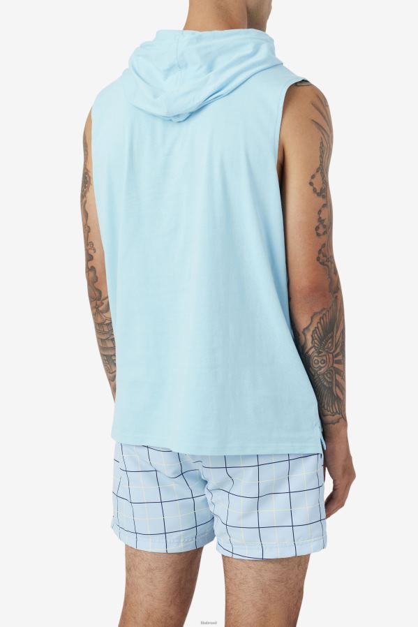 petit four/bayou/marinha FILA fila petit four/bayou/navy zany sem mangas com capuz HXJFD258