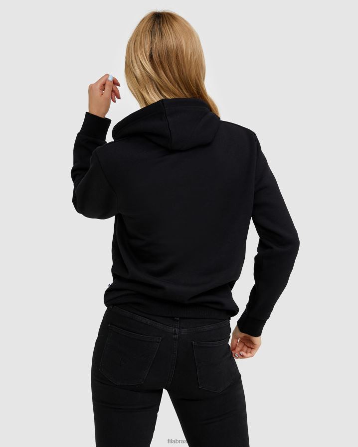 preto FILA capuz clássico unissex 2 preto fila HXJFD2459