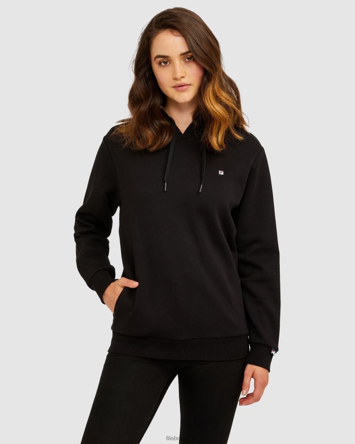 preto FILA capuz fila unissex badge 2.0 preto HXJFD2632