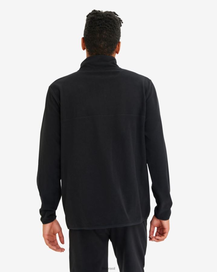 preto FILA david qtr zip masculino preto HXJFD2600