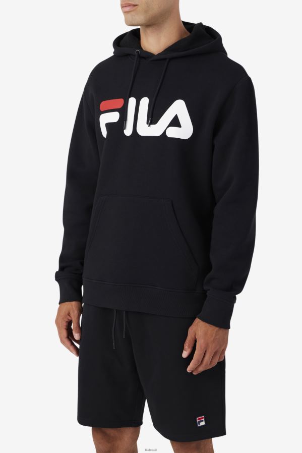 preto/branco/vermelho FILA samari moletom com capuz fila preto/branco/vermelho HXJFD488