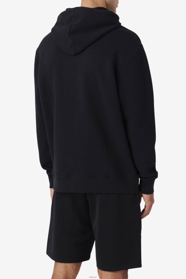 preto/branco/vermelho FILA samari moletom com capuz fila preto/branco/vermelho HXJFD488