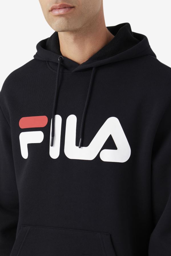 preto/branco/vermelho FILA samari moletom com capuz fila preto/branco/vermelho HXJFD488