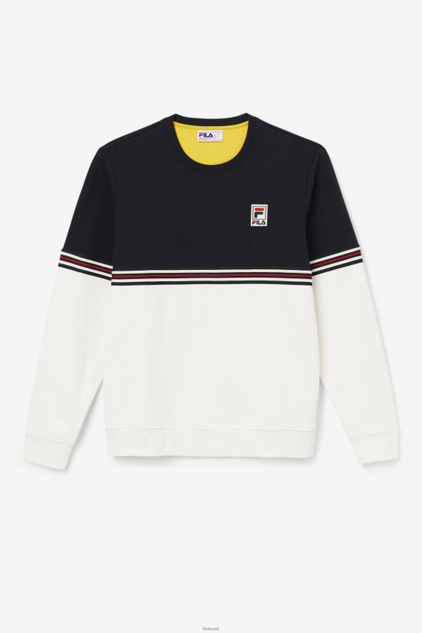 preto/gardênia/amarelo FILA asha crew fila preto/gardênia/amarelo HXJFD470