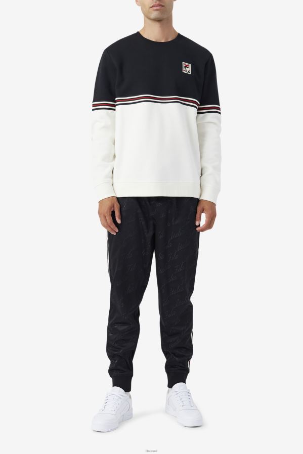 preto/gardênia/amarelo FILA asha crew fila preto/gardênia/amarelo HXJFD470