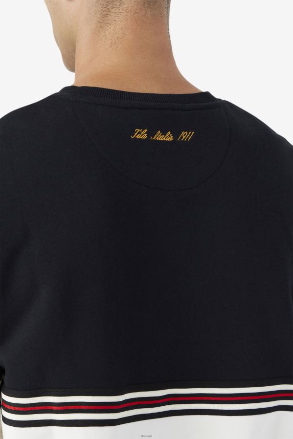 preto/gardênia/amarelo FILA asha crew fila preto/gardênia/amarelo HXJFD470