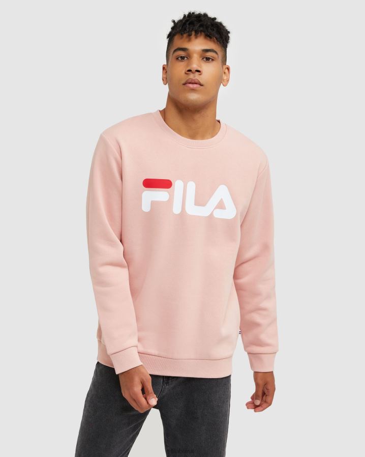 rosa suave FILA clássico unissex tripulação mellow rose fila HXJFD2477