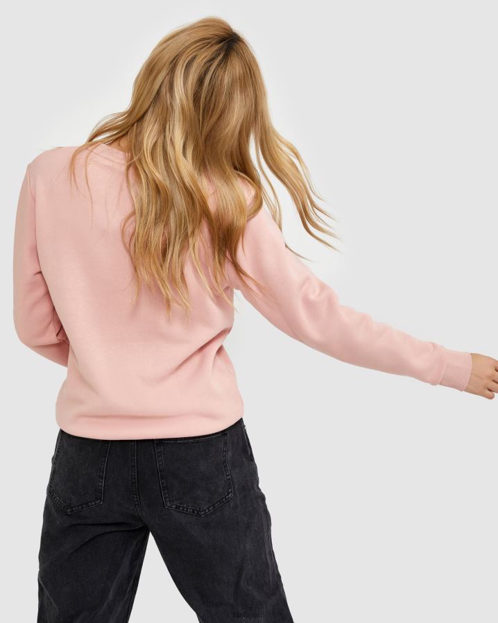 rosa suave FILA fila classic unissex crew 2 mellow rose HXJFD2497