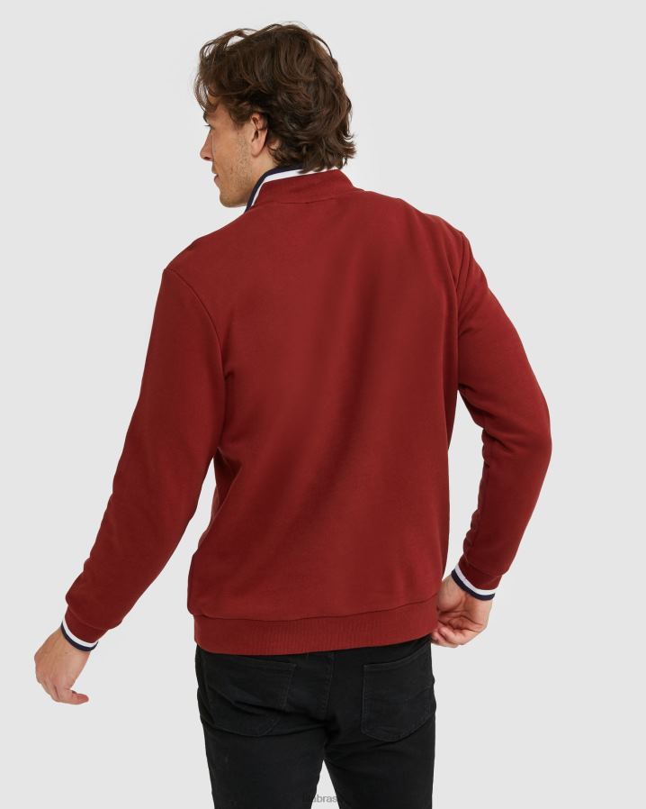 tijolo FILA emblema masculino qtr zip fila brick HXJFD2642