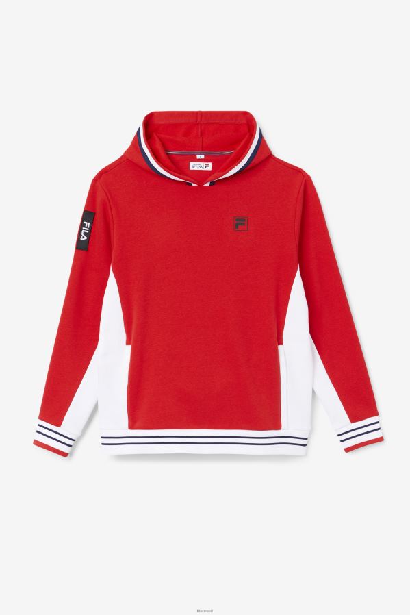 vermelho FILA bevans park hoodie fila vermelho HXJFD482