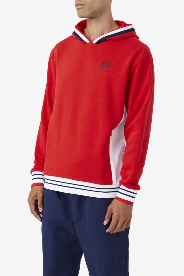 vermelho FILA bevans park hoodie fila vermelho HXJFD482