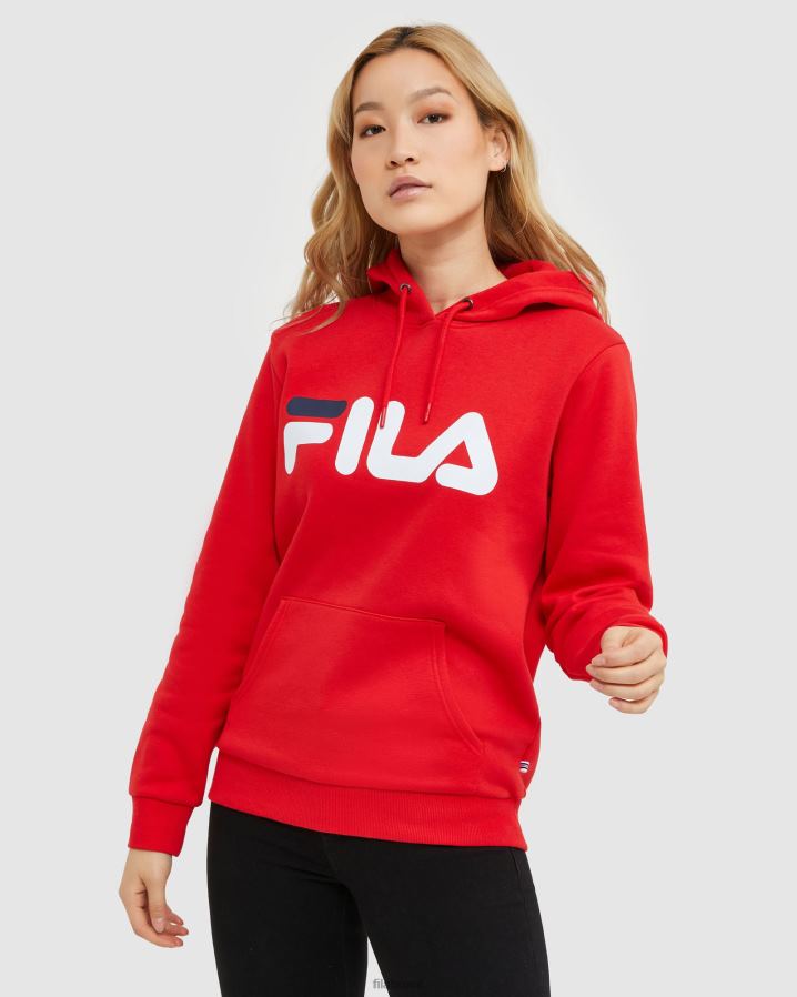 vermelho FILA capuz unissex fila red classic HXJFD2458