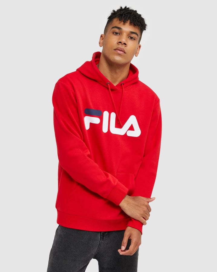 vermelho FILA capuz unissex fila red classic HXJFD2458