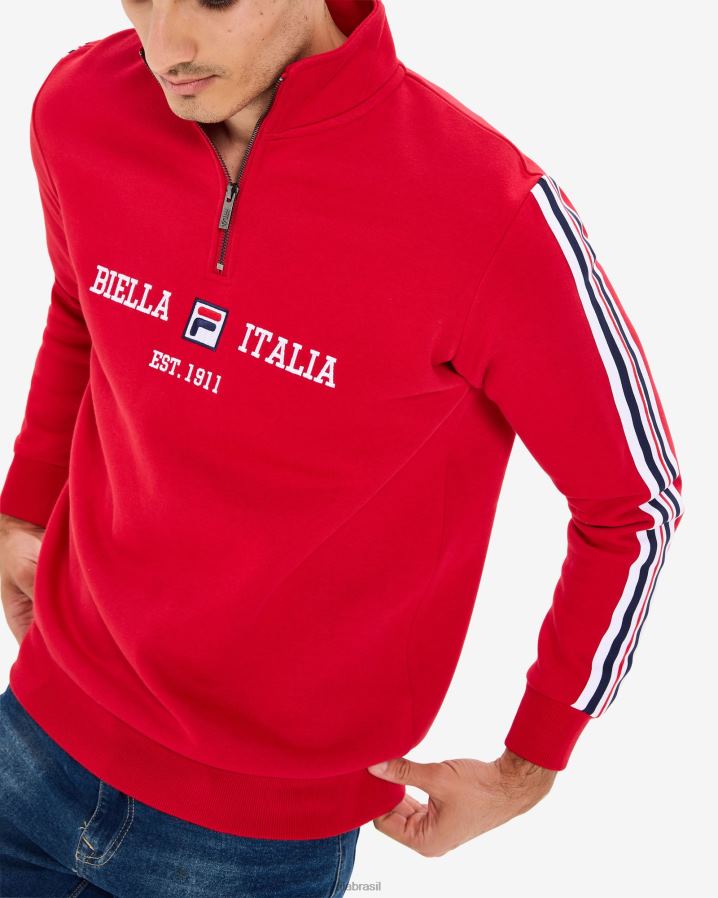 vermelho FILA fila masculino aemero qtr zip vermelho HXJFD2623