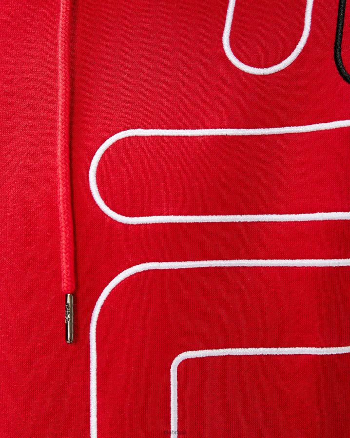 vermelho FILA moletom fila vermelho masculino HXJFD2602