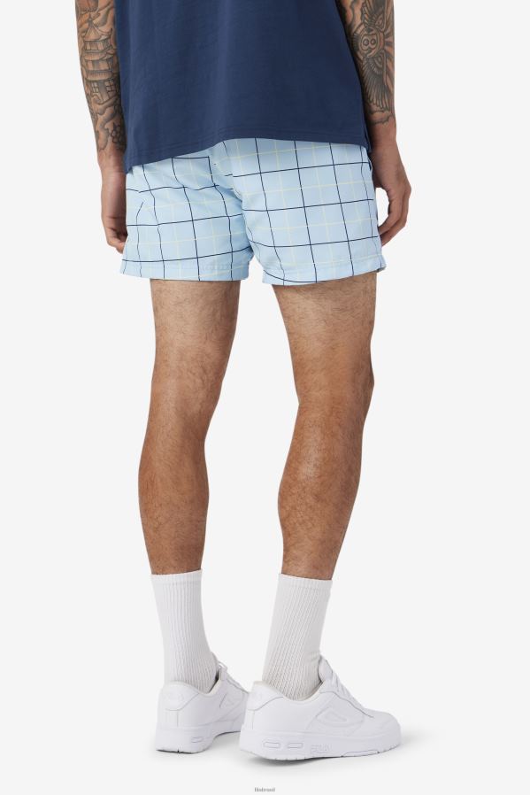 azul/marinho/amarelo macio FILA short de natação fila azul/marinho/tender amarelo linecall HXJFD604