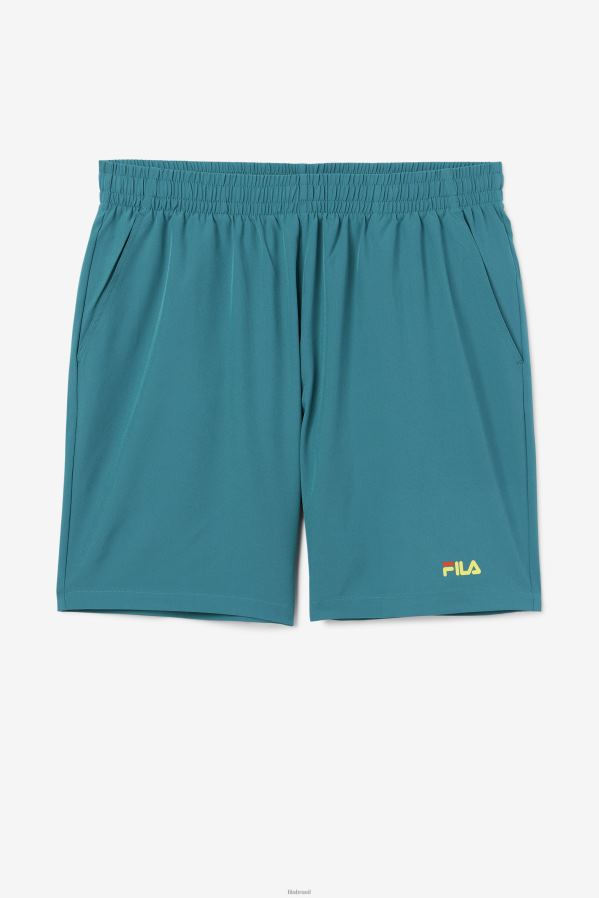 bayou/tomate cereja/amarelo FILA ravini short fila bayou/tomate cereja/amarelo HXJFD608