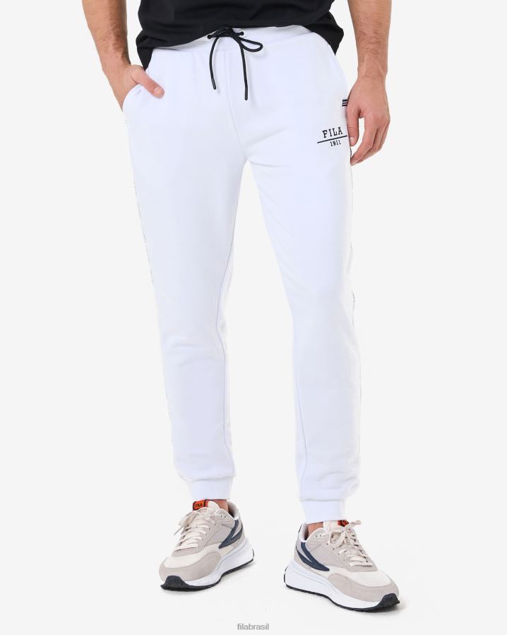 branco FILA calça fila urbana unissex branca HXJFD2665