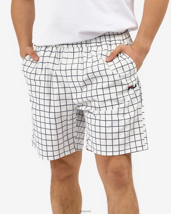 branco FILA nikola short fila branco HXJFD2672