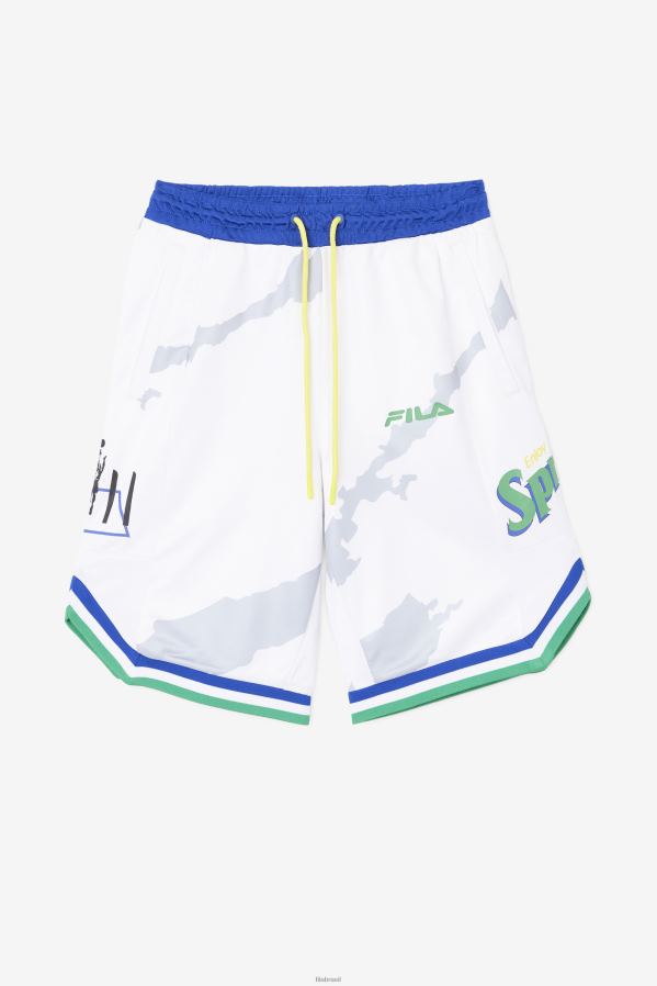 branco/azul/jujuba/dourado FILA branco/azul/jujuba/dourado grant hill x sprite short fila HXJFD690