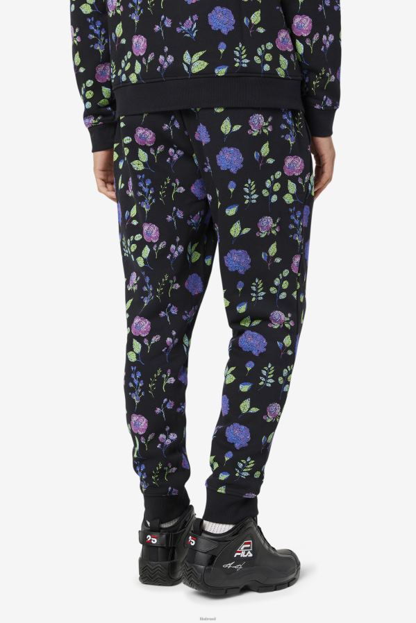 estampa preta/floral FILA fila hemlock jogger preto/estampado floral HXJFD667