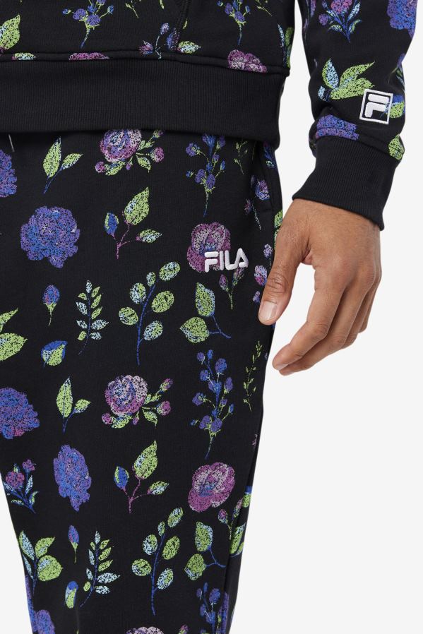 estampa preta/floral FILA fila hemlock jogger preto/estampado floral HXJFD667