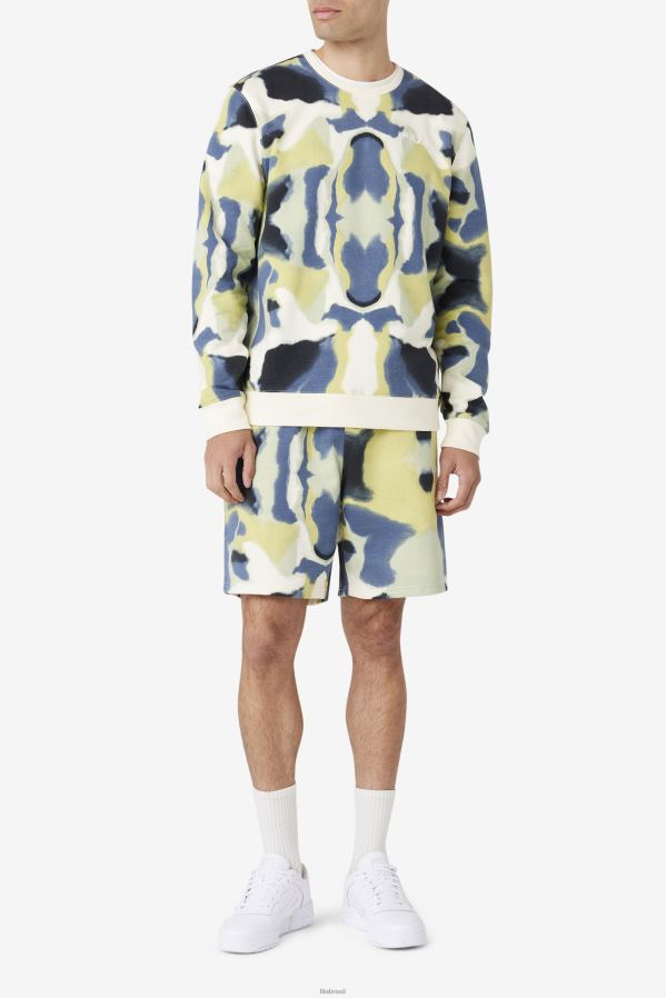 impressão de pincelada FILA mirar pincelada curta print fila HXJFD761