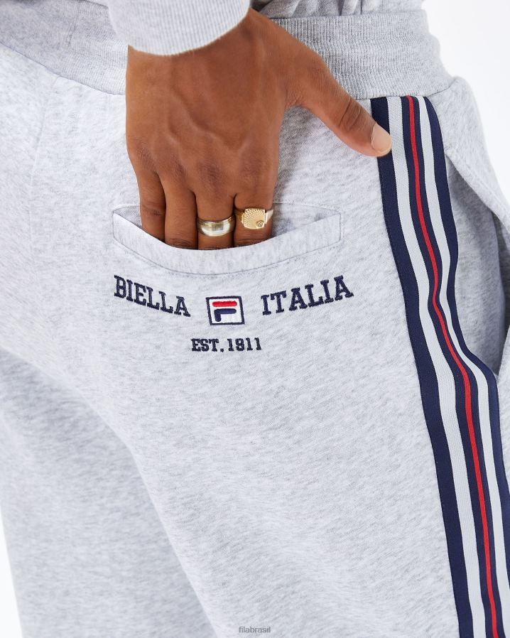 mármore cinza claro FILA calça fila masculina aemero cinza claro marle HXJFD2658